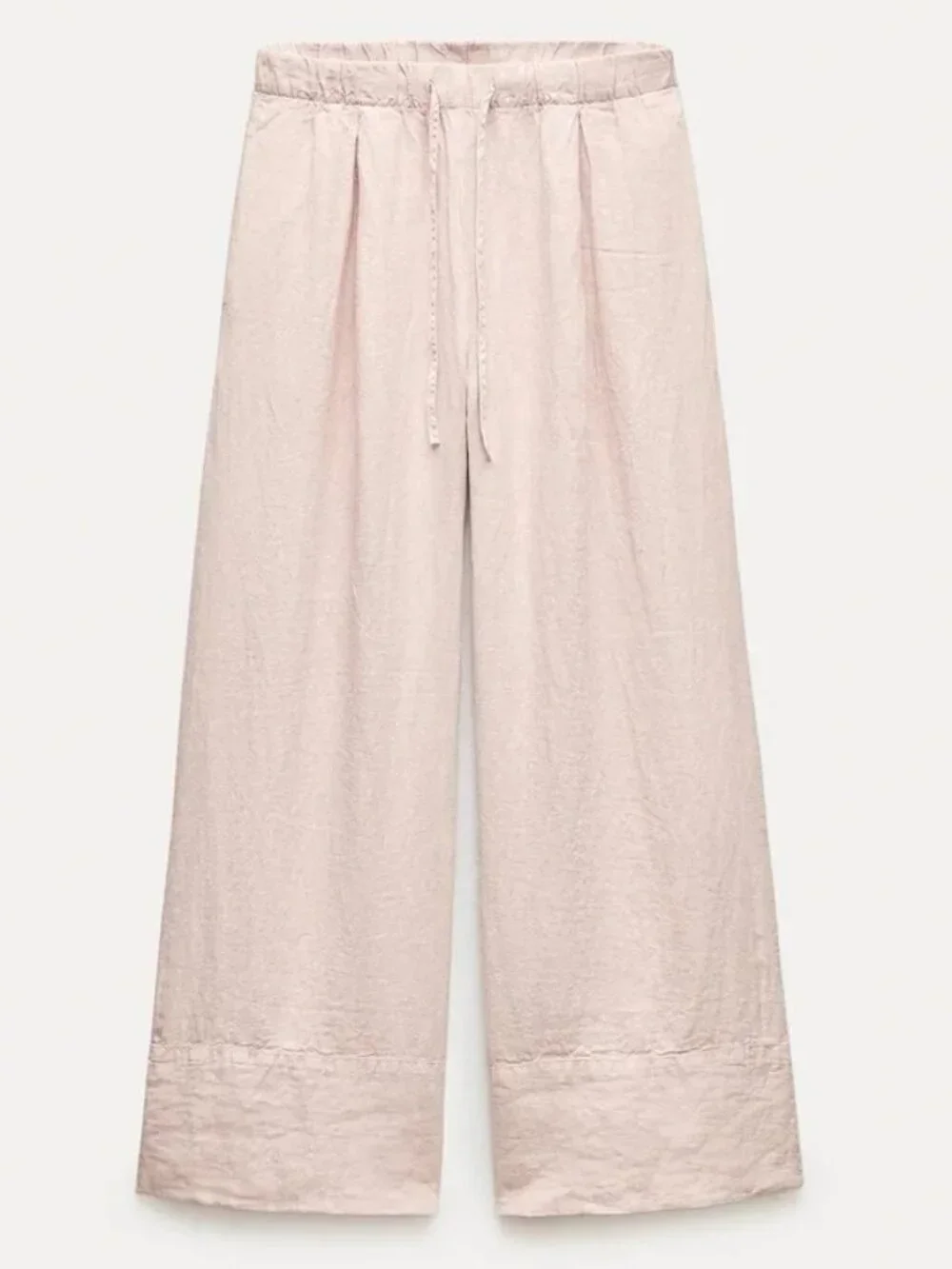 Zara wide leg linen pants - L